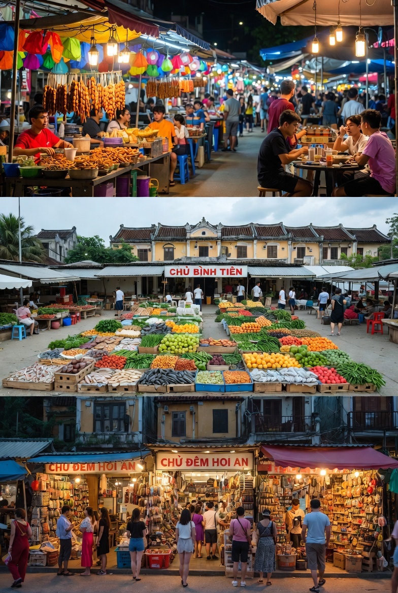 Top Beach Markets in Vietnam for Food Shopping and Nightlife Fun